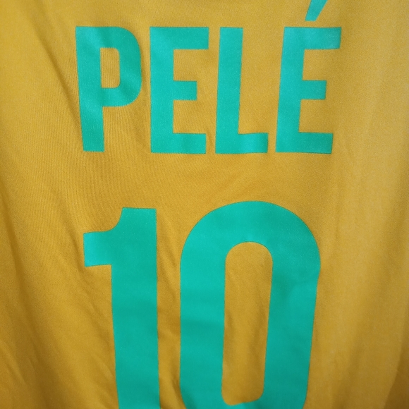 Men's LG Yellow Soccer Shirt - Picture 6 of 7